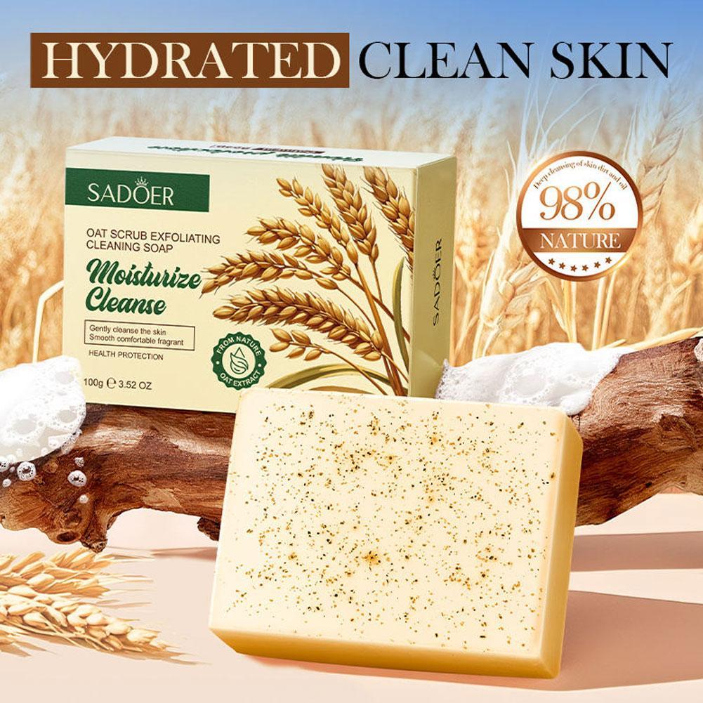 Skincare Oat - Owsiany peeling w mydle, delikatne mydło