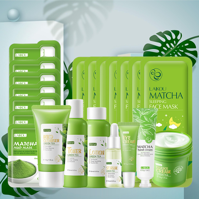 Skincare Indonesia - Zestaw do pielęgnacji skóry z zieloną