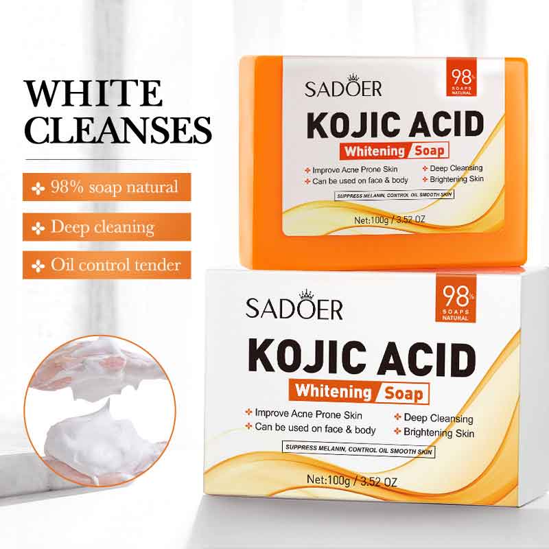 Kojic Acid Soap - Ręcznie robione mydło wybielające pielęgnacja skóry