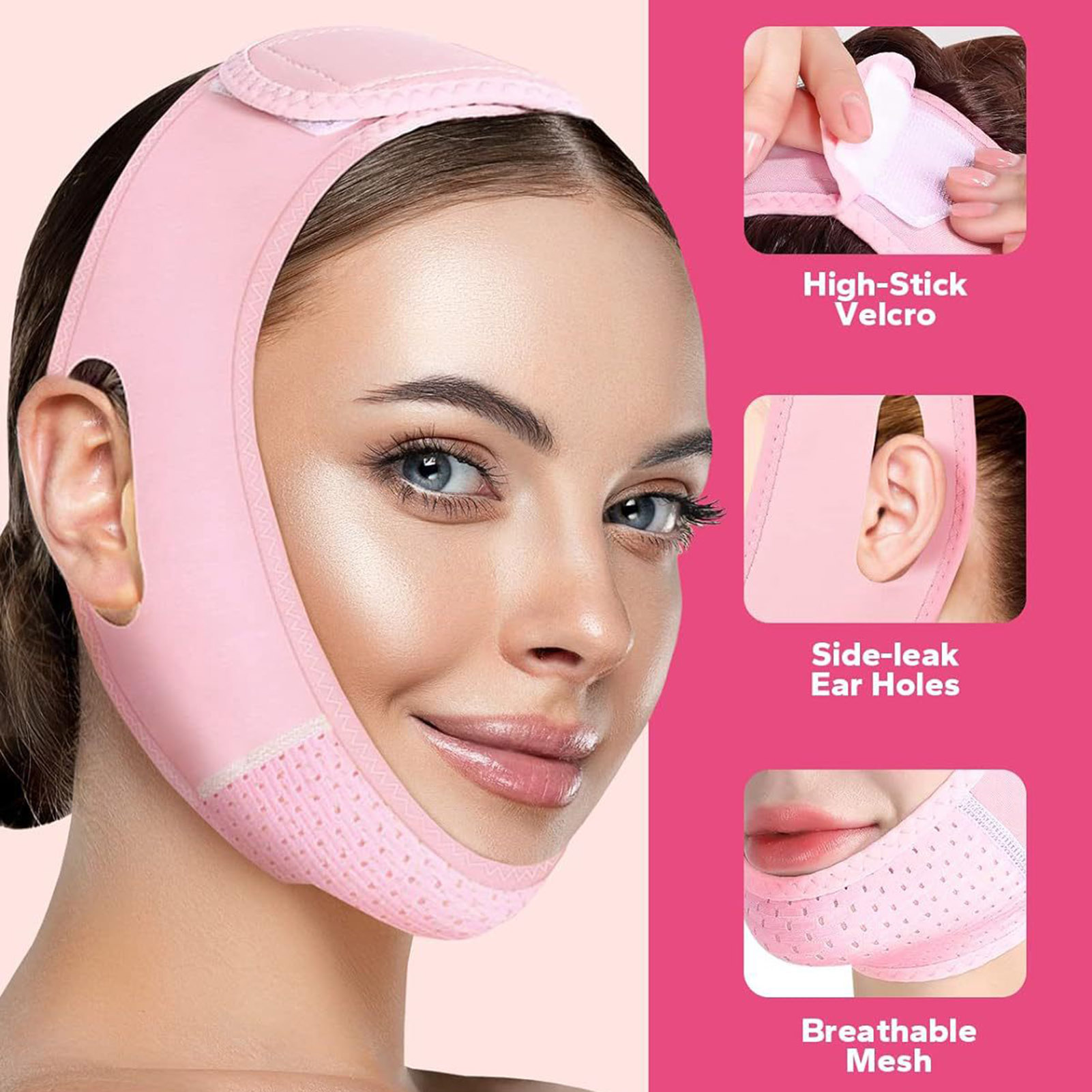 Skincare Indonesia - Codzienny pasek wyszczuplający twarz, opaska liftingująca