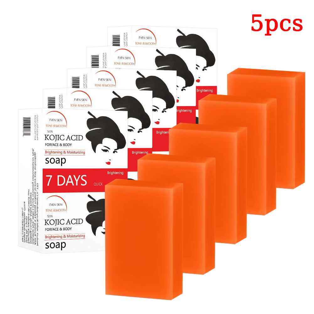 Kojic Acid Soap - 1/3/5 szt. Mydło kurkumowe z kwasami