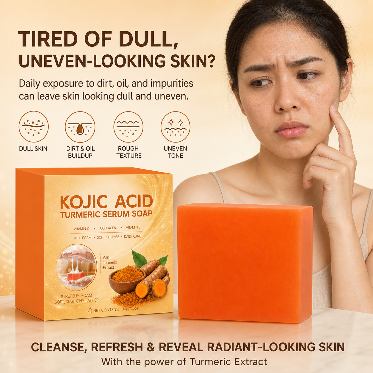 Mydło z kwasem kojowym, protei – Kojic Acid Soap recenzja i cena