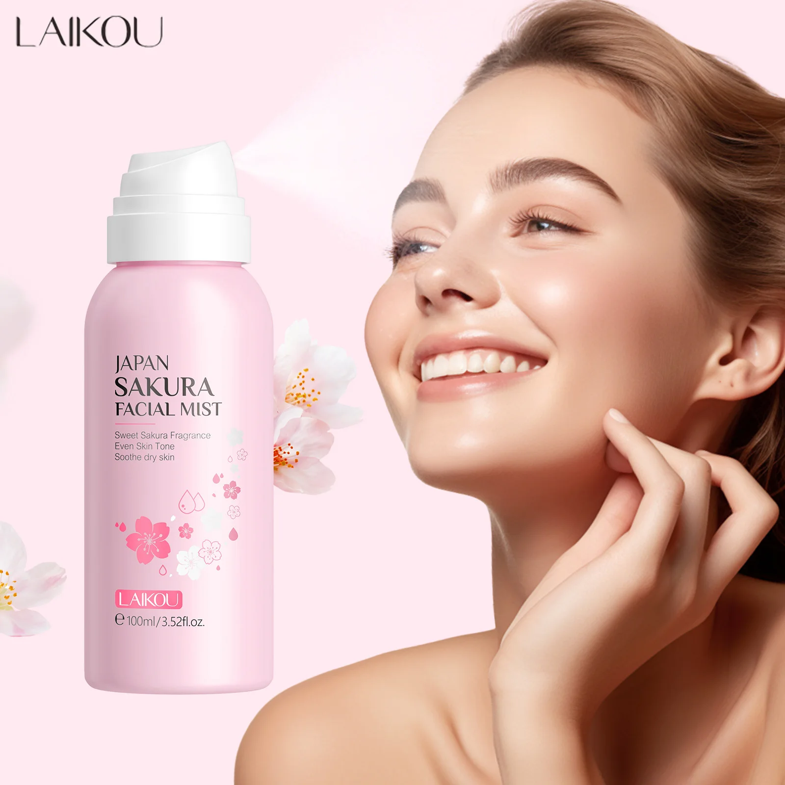 LAIKOU Sakura Facial Mist Brig – Skincare Niacinamide recenzja i cena