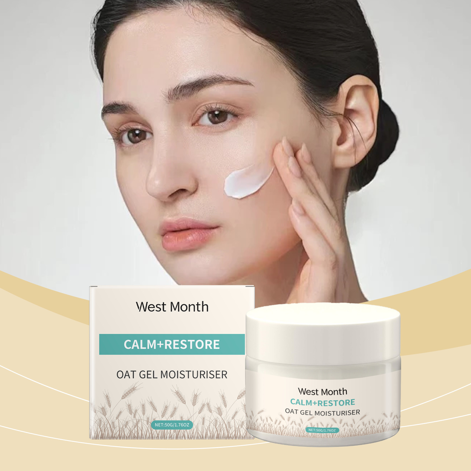 50g Oat Moisturizing Face Crea – Skincare Oat recenzja i cena