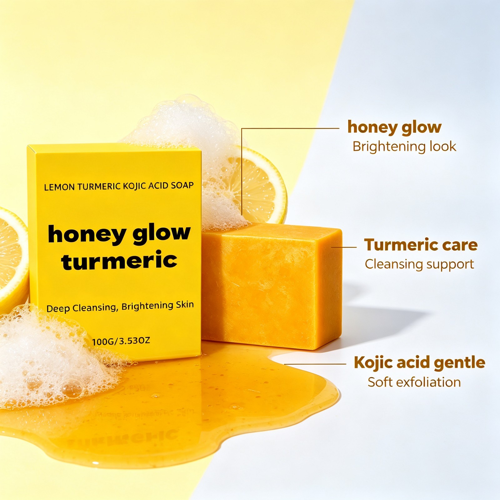 Mydło w kostce z kurkumą i kwa – Kojic Acid Soap recenzja i cena